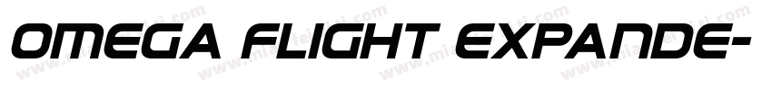 Omega Flight Expande字体转换